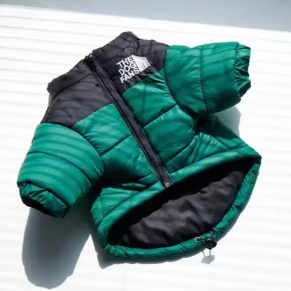 Quilted Dog Jacket with Zip Closure and Stand Collar in Multiple Colors [YQT:ULO-261029-005:2981a5558d88cc9e]