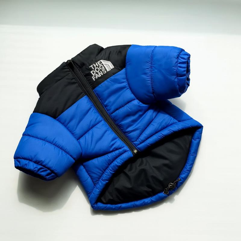 Quilted Dog Jacket with Zip Closure and Stand Collar in Multiple Colors [YQT:ULO-261029-005:3b8556e06abc923d]