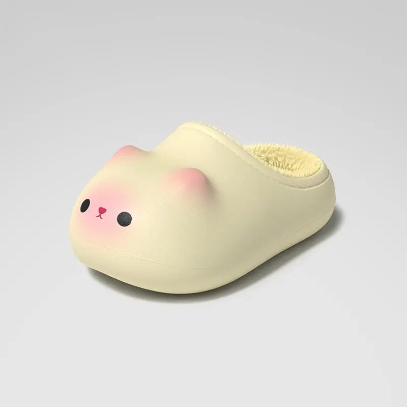 Cute Cat and Rabbit Slippers with Sculpted Ears and Animal Faces [YQT:ULO-260912-002:5b709eb4f16c31cf]