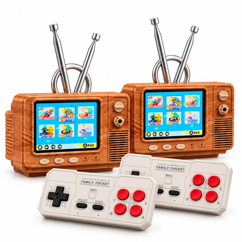 Retro TV Style Gaming Console with 308 Classic Games and Controller [YQT:ULO-261017-002:dabd6aa4ebd540e2]