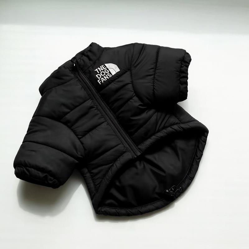 Quilted Dog Jacket with Zip Closure and Stand Collar in Multiple Colors [YQT:ULO-261029-005:b766dd21588b8610]