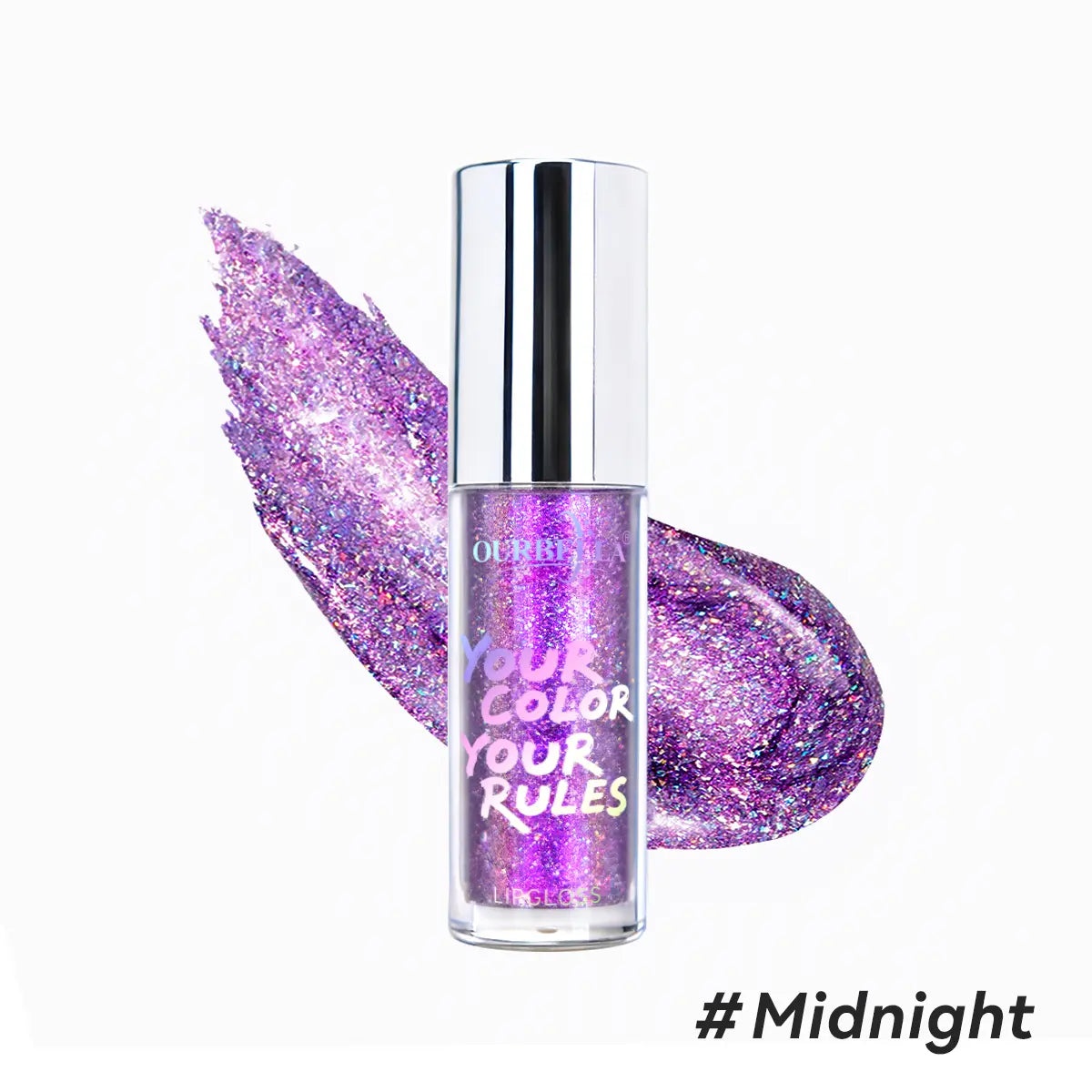 Ourbella Glitter Lip Gloss with Shimmering Color and High Shine Finish [YQT:ULO-260912-003:197a9e1be283b2bb]