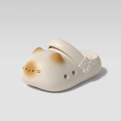 Cute Cat and Rabbit Slippers with Sculpted Ears and Animal Faces [YQT:ULO-260912-002:20b0b61e9e855b3e]