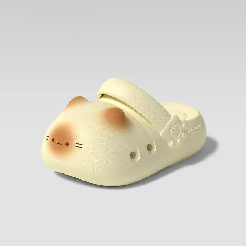 Cute Cat and Rabbit Slippers with Sculpted Ears and Animal Faces [YQT:ULO-260912-002:e74b631fd49b27ca]