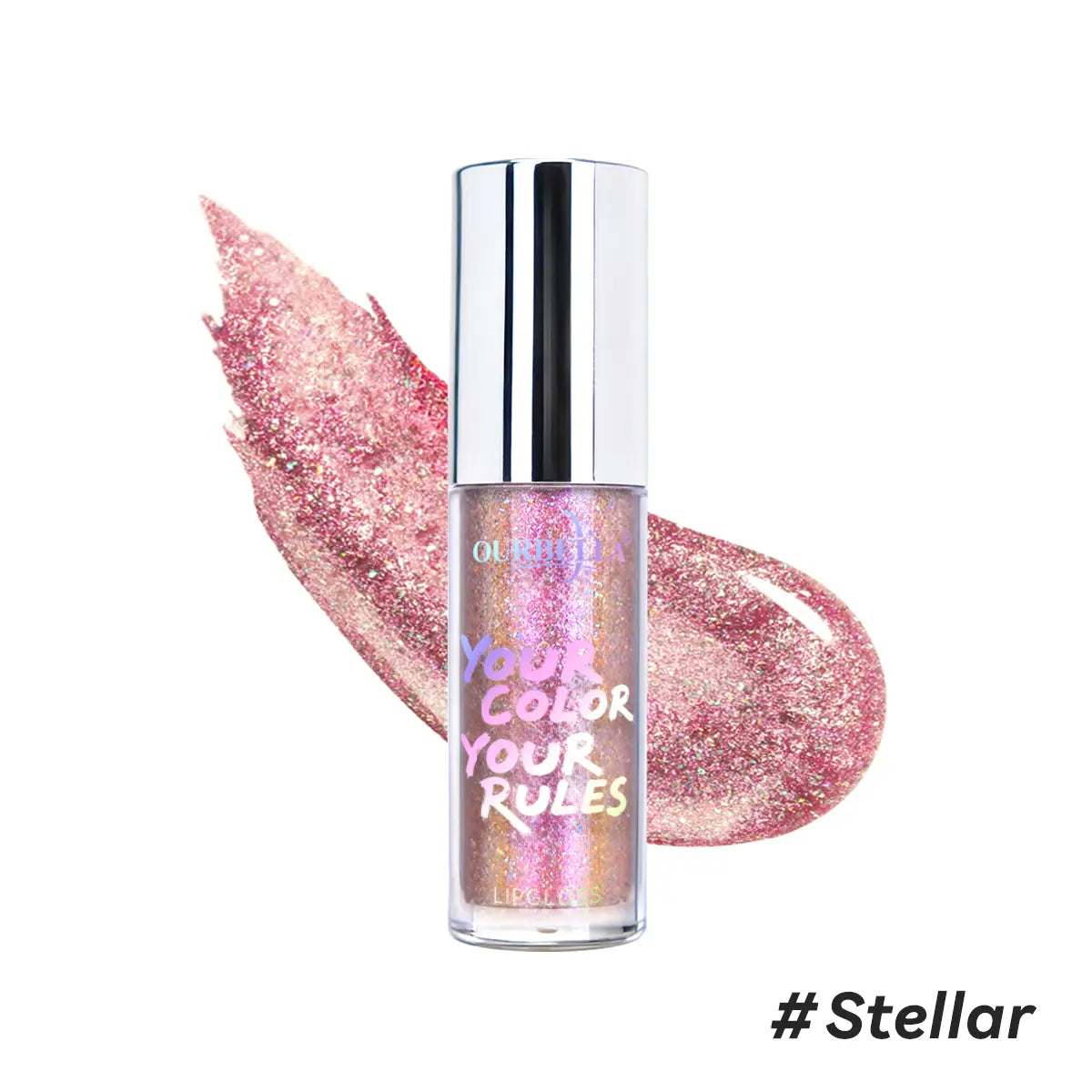 Ourbella Glitter Lip Gloss with Shimmering Color and High Shine Finish [YQT:ULO-260912-003:a8c7fc34d25ddfd3]