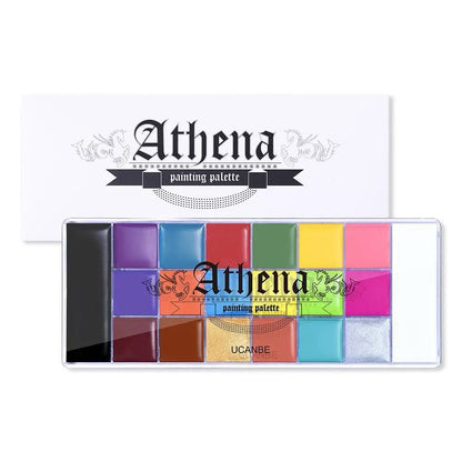 UCANBE Athena 20-Color Face and Body Paint Palette for Halloween Makeup