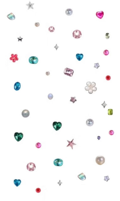 3228 Self Adhesive Rhinestone Gem Stickers in Assorted Colors and Shapes