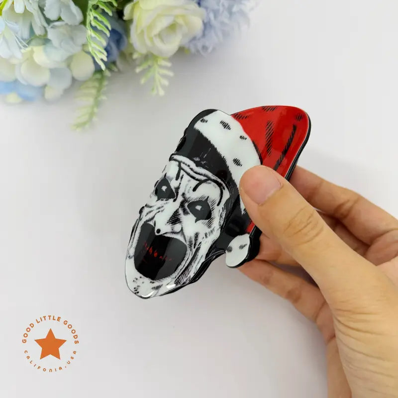 Halloween Claw Hair Clips with Horror Faces, Ghosts and Novelty Designs [YQT:ULO-261008-003:72ad95fa55e20fc2]