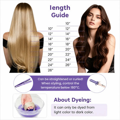 LaaVoo Micro Ring Human Hair Extensions, 14-28in Glueless Silky Straight, 57g Bead Loop System, Blends Naturally for Summer Outfits, Extensions Hair,sohochic