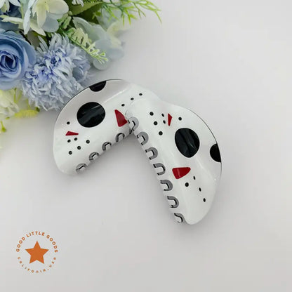 Halloween Claw Hair Clips with Horror Faces, Ghosts and Novelty Designs [YQT:ULO-261008-003:dee4ec33e4ab4684]