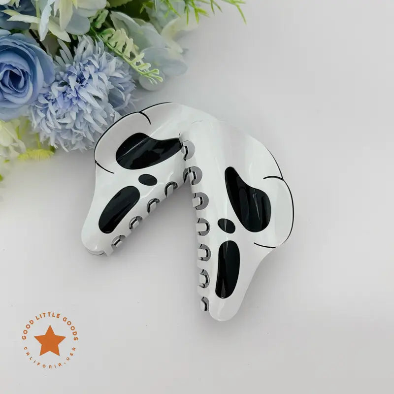 Halloween Claw Hair Clips with Horror Faces, Ghosts and Novelty Designs [YQT:ULO-261008-003:cc8560bc132f75fd]