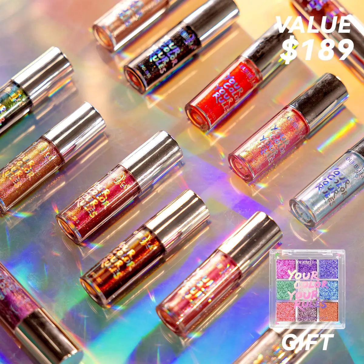 Ourbella Glitter Lip Gloss with Shimmering Color and High Shine Finish [YQT:ULO-260912-003:f97cfbf5f54bd250]