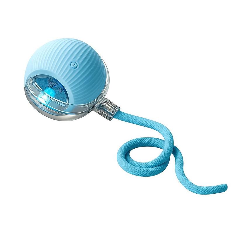 Mizusu Interactive Cat & Dog Teaser Toy with Two Additional Tails, Kitten Rolling Ball Toy, Pet Supplies, Dog & Cat Accessories Cute dog toys
