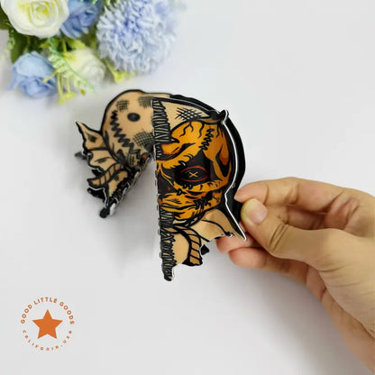Halloween Claw Hair Clips with Horror Faces, Ghosts and Novelty Designs [YQT:ULO-261008-003:1698ef2faa491ea2]
