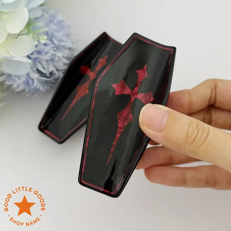 Halloween Claw Hair Clips with Horror Faces, Ghosts and Novelty Designs [YQT:ULO-261008-003:eaee1da0c0ce4a45]