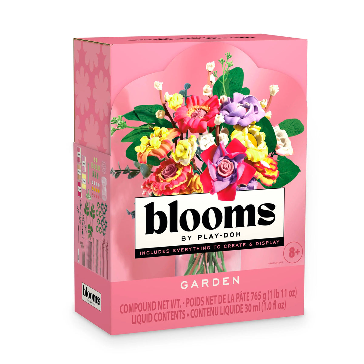 Blooms by Play-Doh Meadow Bouquet Kit, Doh Bouquet Assortment- Floral Crafts for Adults & Teens