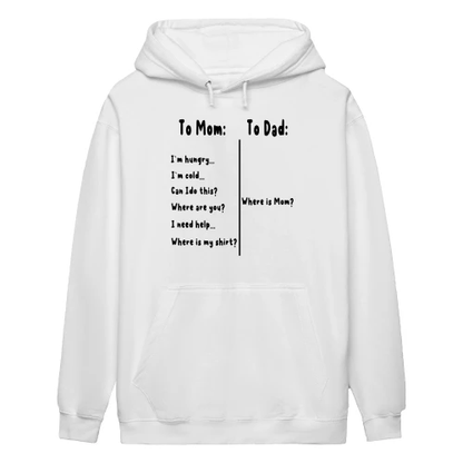 Funny To Mom To Dad Parenting Graphic Tee