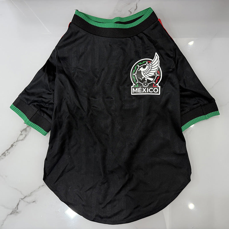 Pet Jersey Camisa de México para mascota