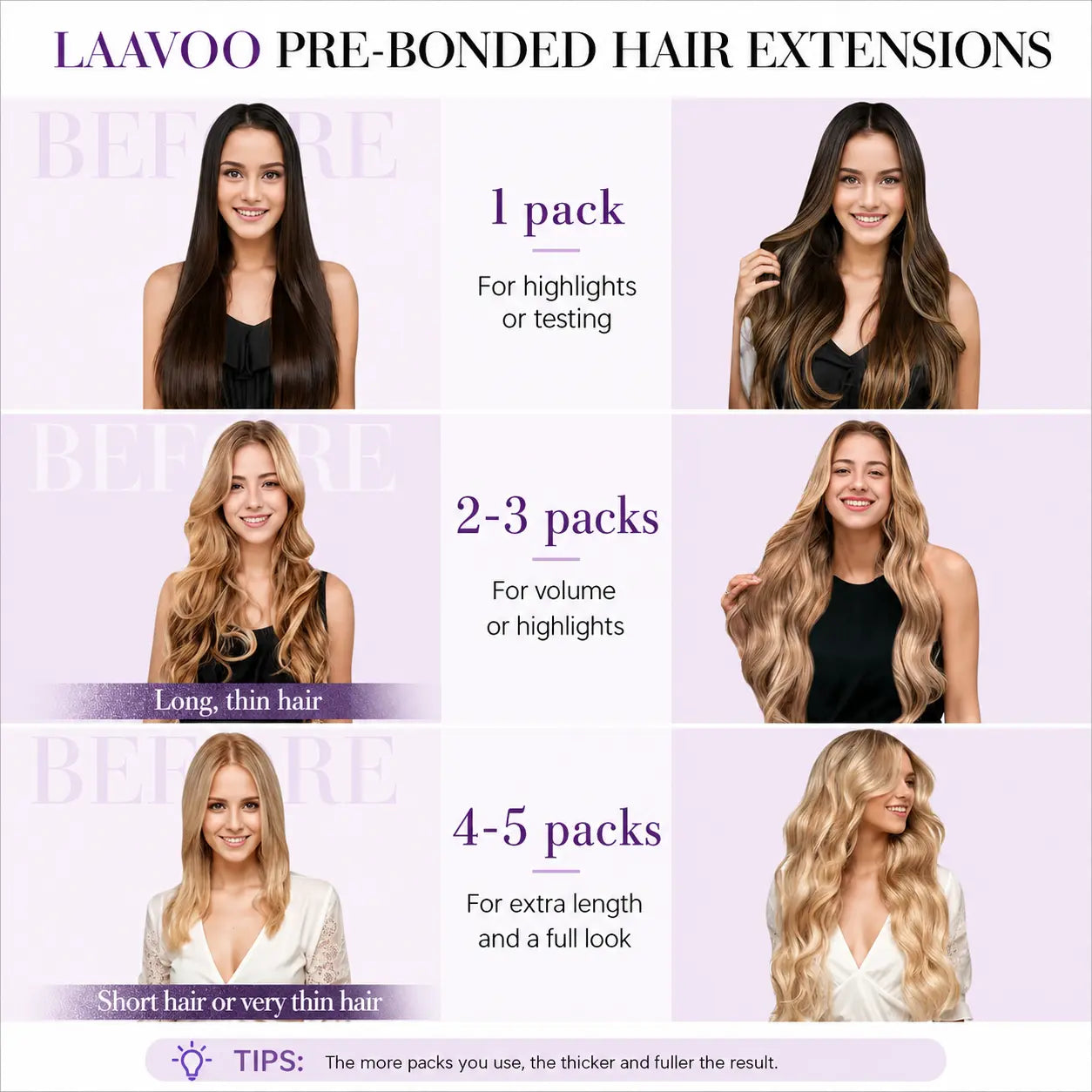 LaaVoo Micro Ring Human Hair Extensions, 14-28in Glueless Silky Straight, 57g Bead Loop System, Blends Naturally for Summer Outfits, Extensions Hair,sohochic