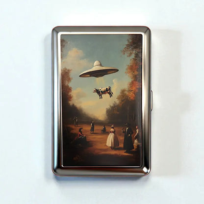 10 Styles Metal Wallet - Vintage Card Holder Trinkets Box Tin Versatile Case Business Card ID Holder