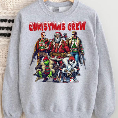 Christmas CREW Shirt, Christmas Movies Characters Shirt, Xmas Graphic Tee