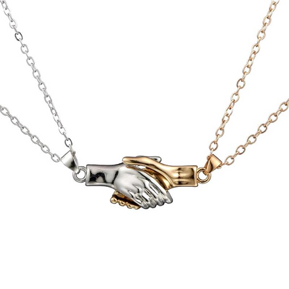 Interactive Articulated Pendant Necklace with Pull Ring and Segmented Design