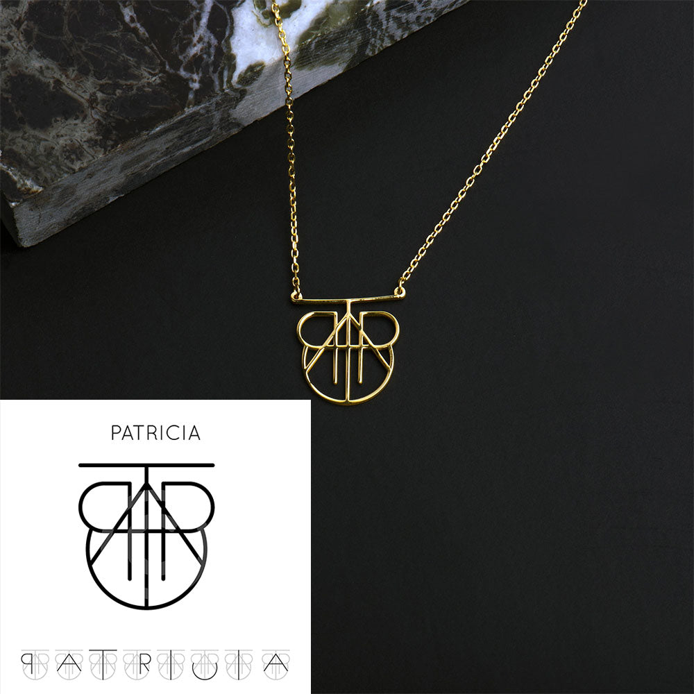 💗Collier personnalisé avec logo et nom au design unique.